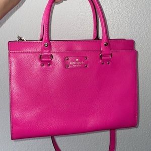Kate Spade Large satchel **HOT PINK**